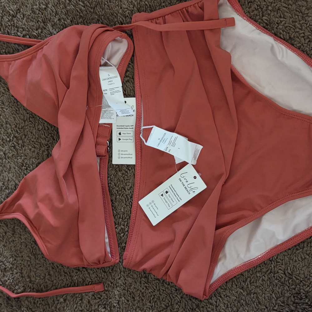 Cupshe Pink Bikini Swimwear